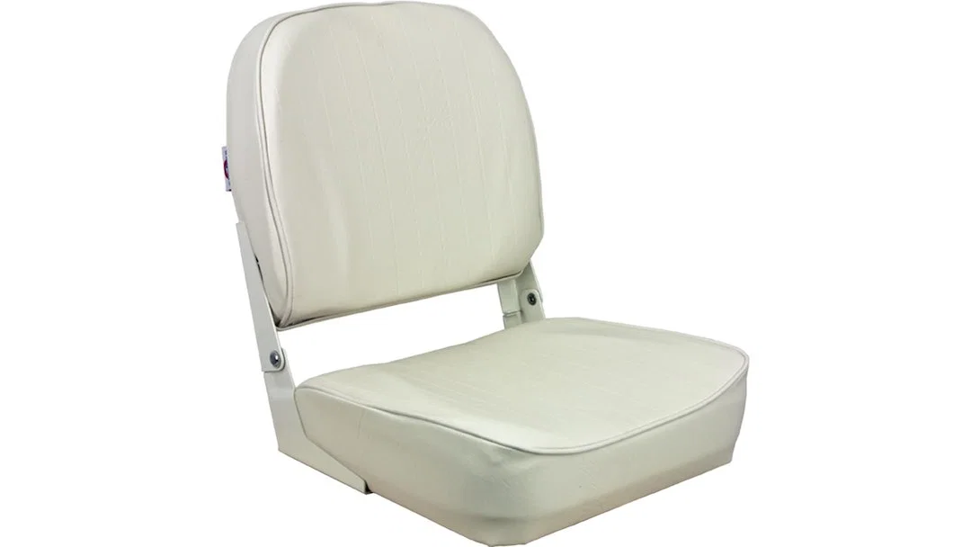 1040629 – SPRINGFIELD Boat Seat, Passenger Seat High Back Seat Non-Adjustable Foldable 16 Inch Length x 15-1/2 Inch W...